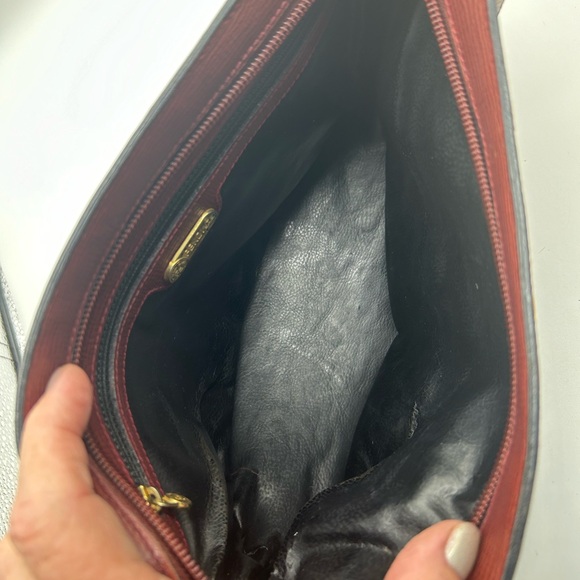 Fendi crossbody shoulder Bordeaux bag deep maroon - Picture 3 of 12